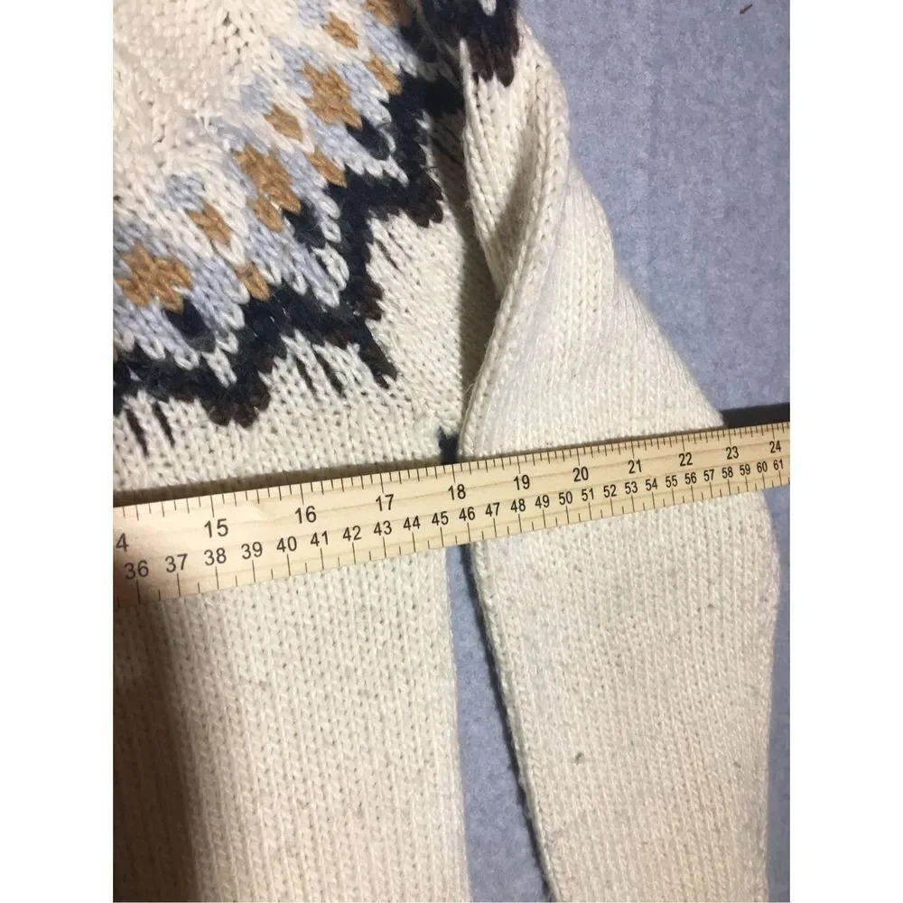 Womens BB Dakota by Steve Madden Sweater Knit Vintage Look Grandpa Grandma - Picture 4 of 6